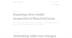 Desktop Screenshot of martinrichter.net